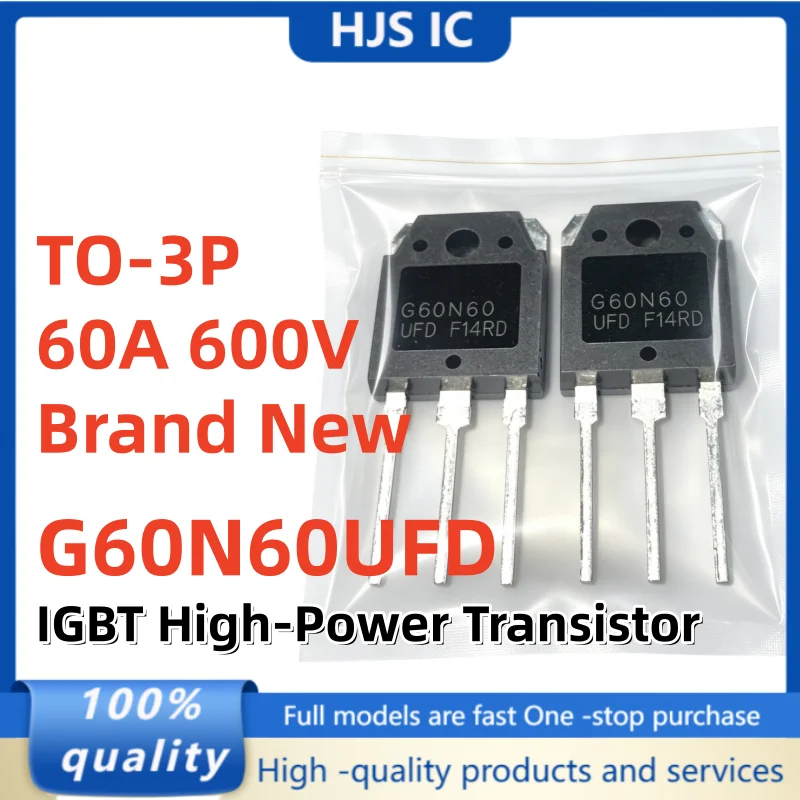 5PCS~10PCS/ G60N60UFD SGH60N60UFD 60N60UFD 60N60 TO-3P 60A 600V IGBT High-Power Transistor
