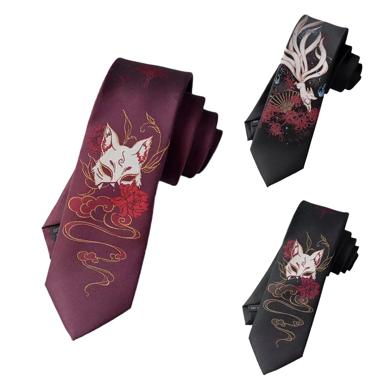 

Anime Ties For Men JK Uniform Tie Hanfu Costume Halloween Cosplay Props Dropship