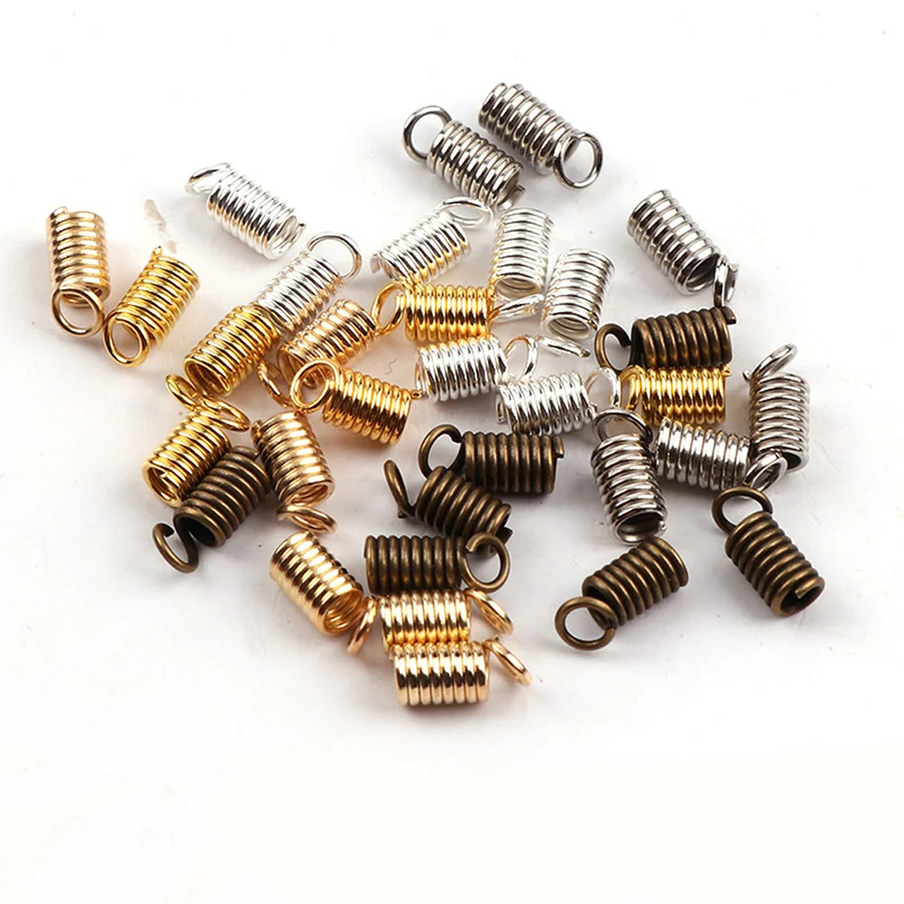 5Packs Spring Buckle Jewelry Connectors 3x7mm DIY Necklace Bracelet Clasp Handmade Crafts Brass Slide Lock