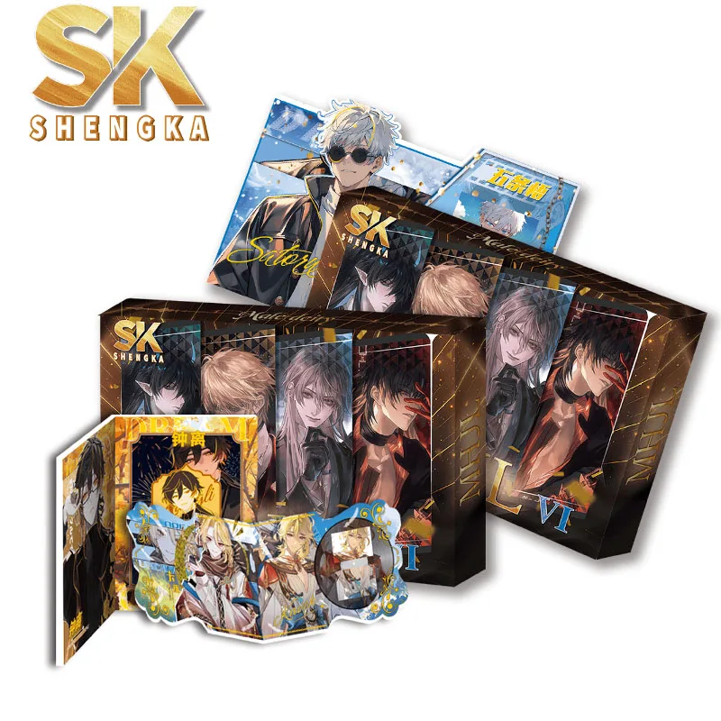 The Card of God Anime Figures Collection Cards Booster Box Stamping Rare Flash Game Card Birthday Gift for Child Toy Hobby