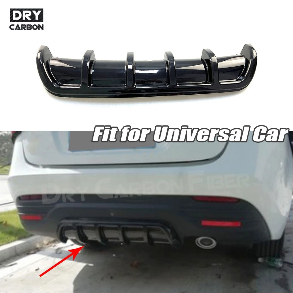 

Универсальный автомобильный задний бампер, ABS, модификация автомобиля, общий плавник акулы, шасси, задний спойлер, задний бампер для BMW, Mercedes Benz