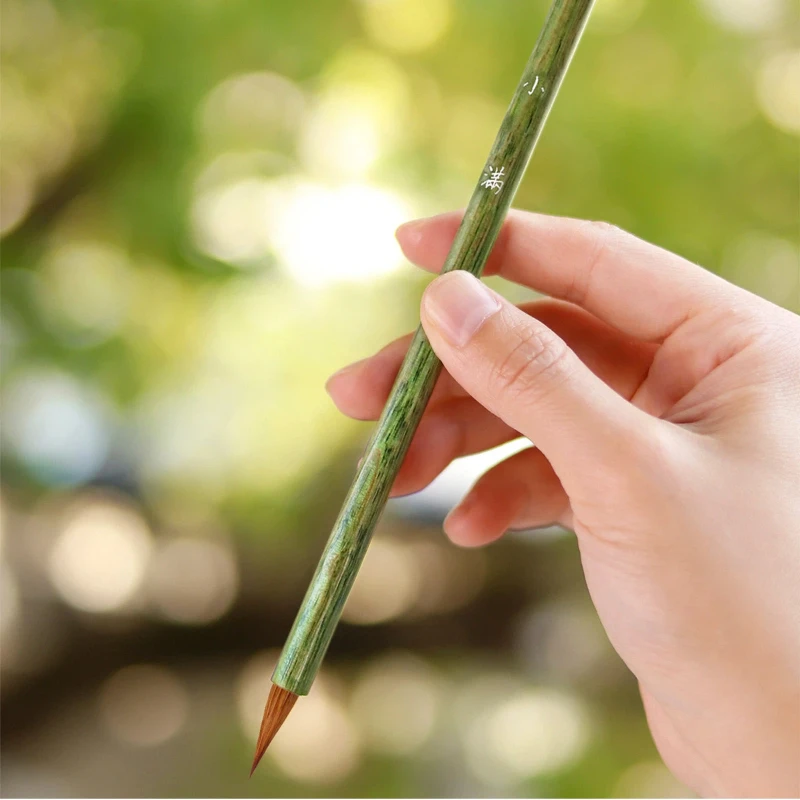 Mixed Hair Calligraphy Brush Professional Small Regular Script Writing Brush Special Copying Scripture Practice Chinese Brush