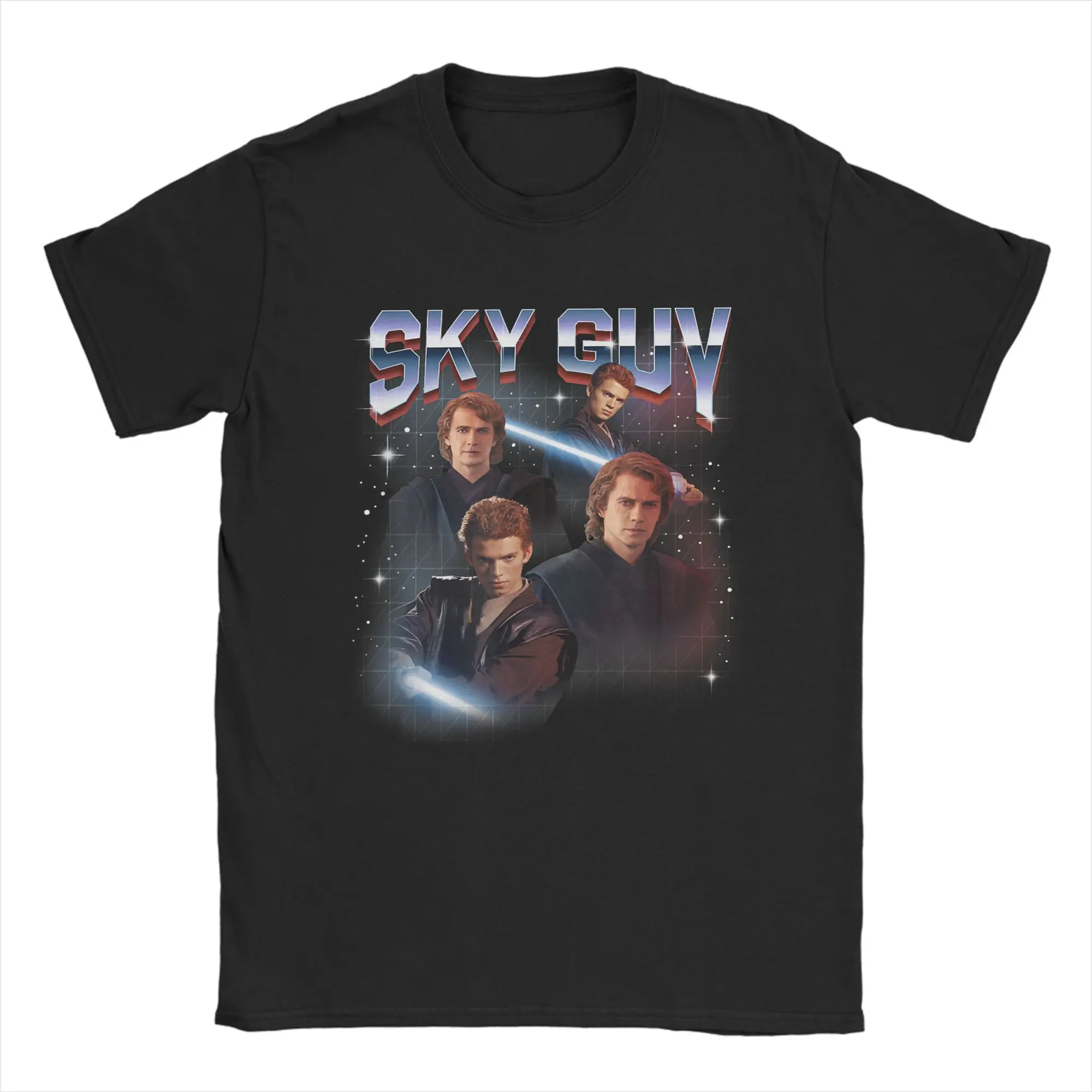

Mens T Shirt Anakin Skywalker Sky Guy Logo T Shirts Trending Summer Tees Y2K Funny Casual Pure Cotton Tops Birthday Gift