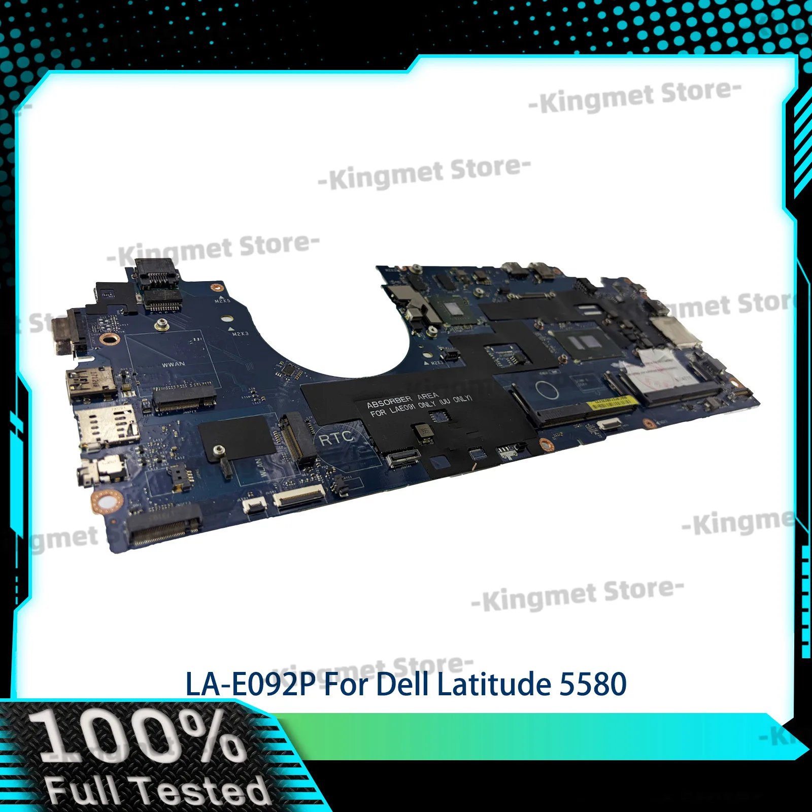 

For Dell Latitude 5580 LA-E092P Mainboard with Intel i5 i7 and 930MX Graphics Card 07W357 07RD9D 0DDVMC 100% Tested OK