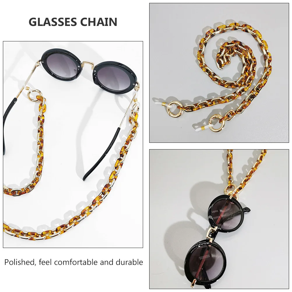 1 قطعة حقيبة ليوبارد سلسلة حقيبة يد حزام ملحق مصقول كلاسيكي لتقوم بها بنفسك هدية للنساء المشابك لسهولة مرفق سلسلة النظارة #4