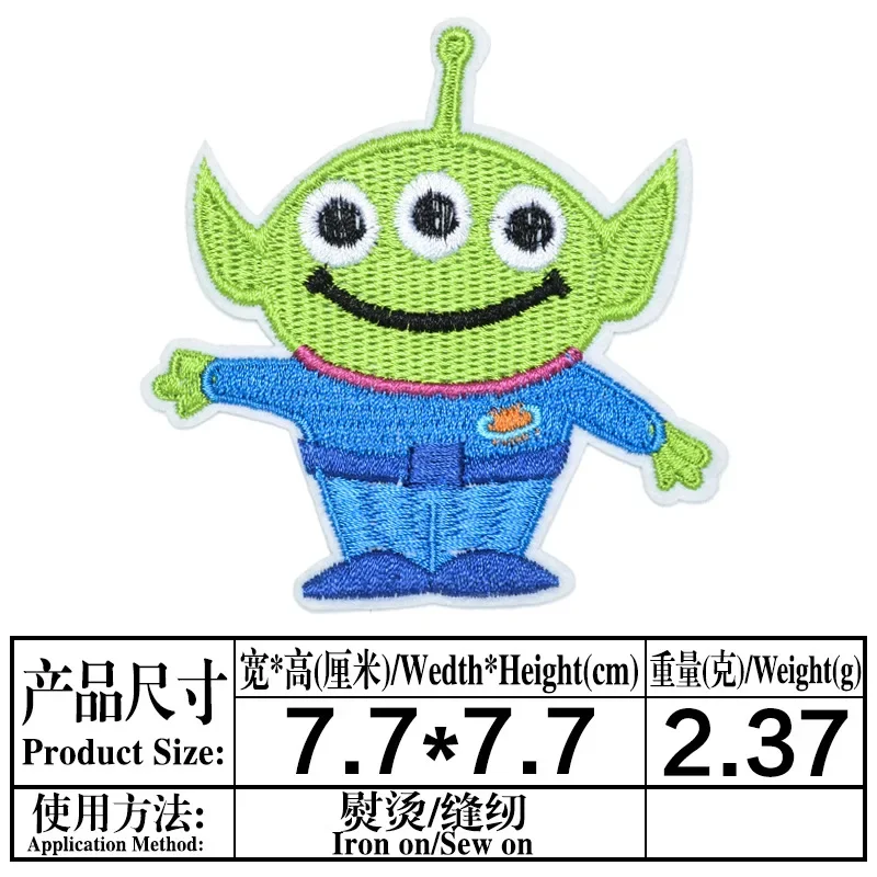 Toy Story Cartoon Woody Buzz Lightyear Disney Embroidered Patches on Clothes Stickers for Clothing Sew Iron on Clothes Patch