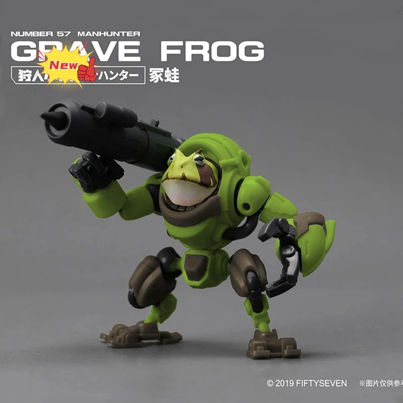 Nowa transformacja FIFTYSEVEN Number57 Grave Frog opancerzona lalka 1/24 Model figurka z pudełkiem w magazynie