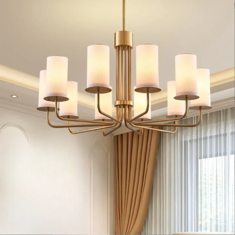 

American home living room decoration lighting fixtures, pendant lamps, simple dining room combination dining room lights