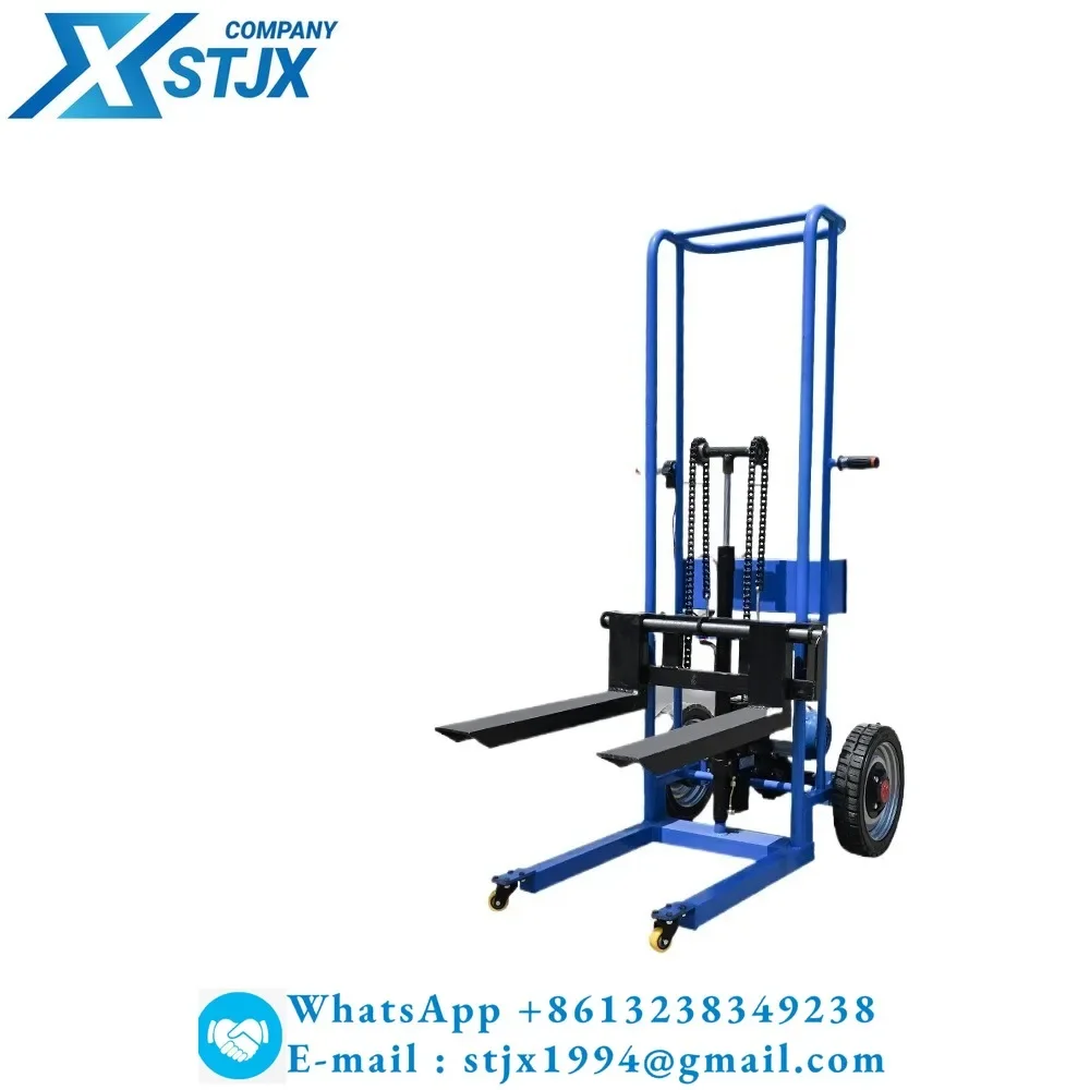 Fully electric lifting hydraulic loading and unloading portable small transport forklift