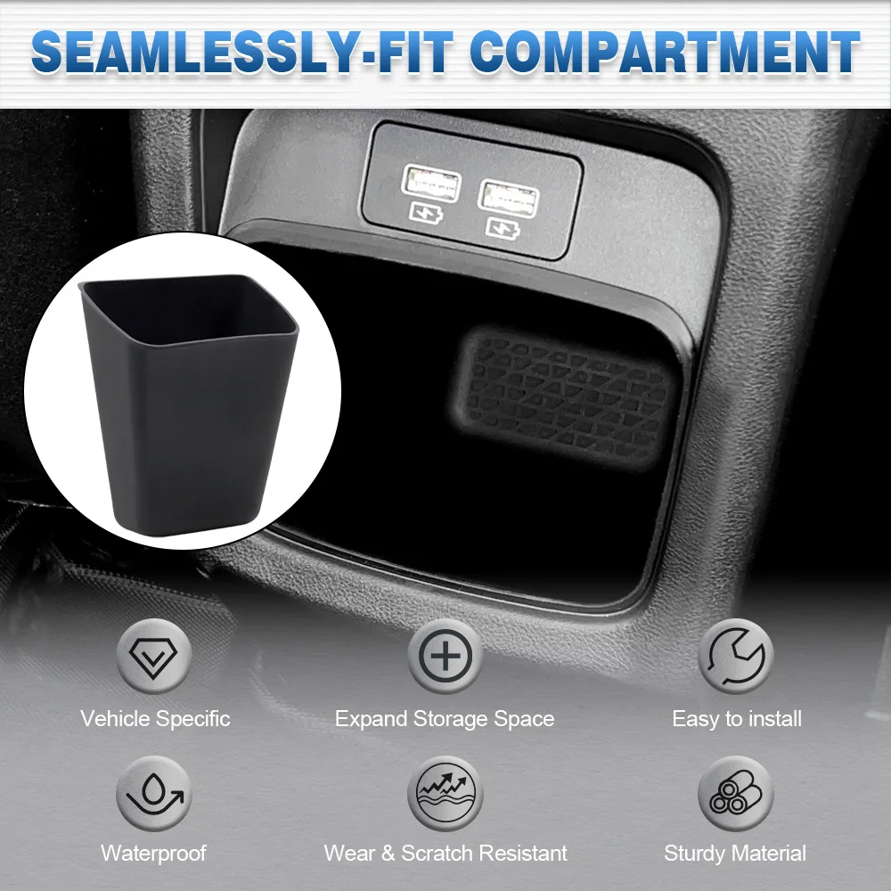 Car Rear Armrest Storage Box Console Armrest Storage Box Car Interior Accessories For BYD Yuan Up Atto 2 S1 Pro 2024 2025 2026 - Image 4