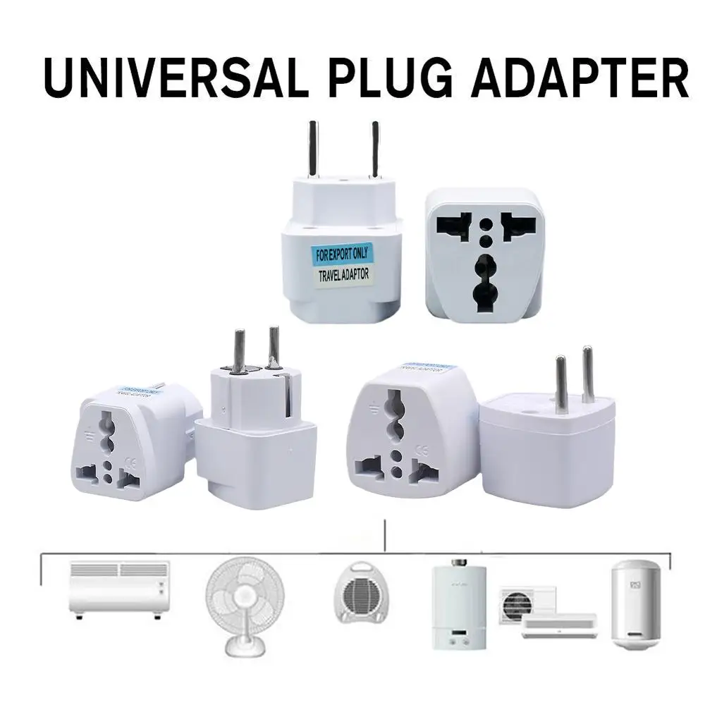 Universal Portable European Standard Conversion Connector Socket AU Universal India Switzerland US ﻿ Travel UK Adapter Plug J9N5