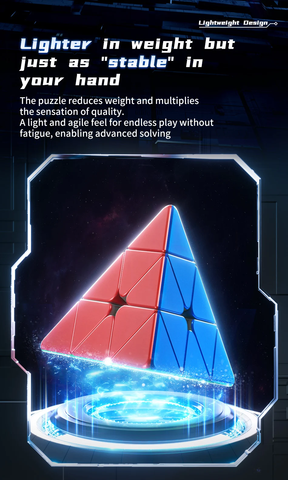 [Picube] MoYu Meilong Pyraminx V2 3x3x3 Pyramiden-Zauberwürfel MoFangJiaoShi 3x3 Cubo Stickerfreier Magischer Puzzle-Würfel Geschenk Macaron – Detail 6