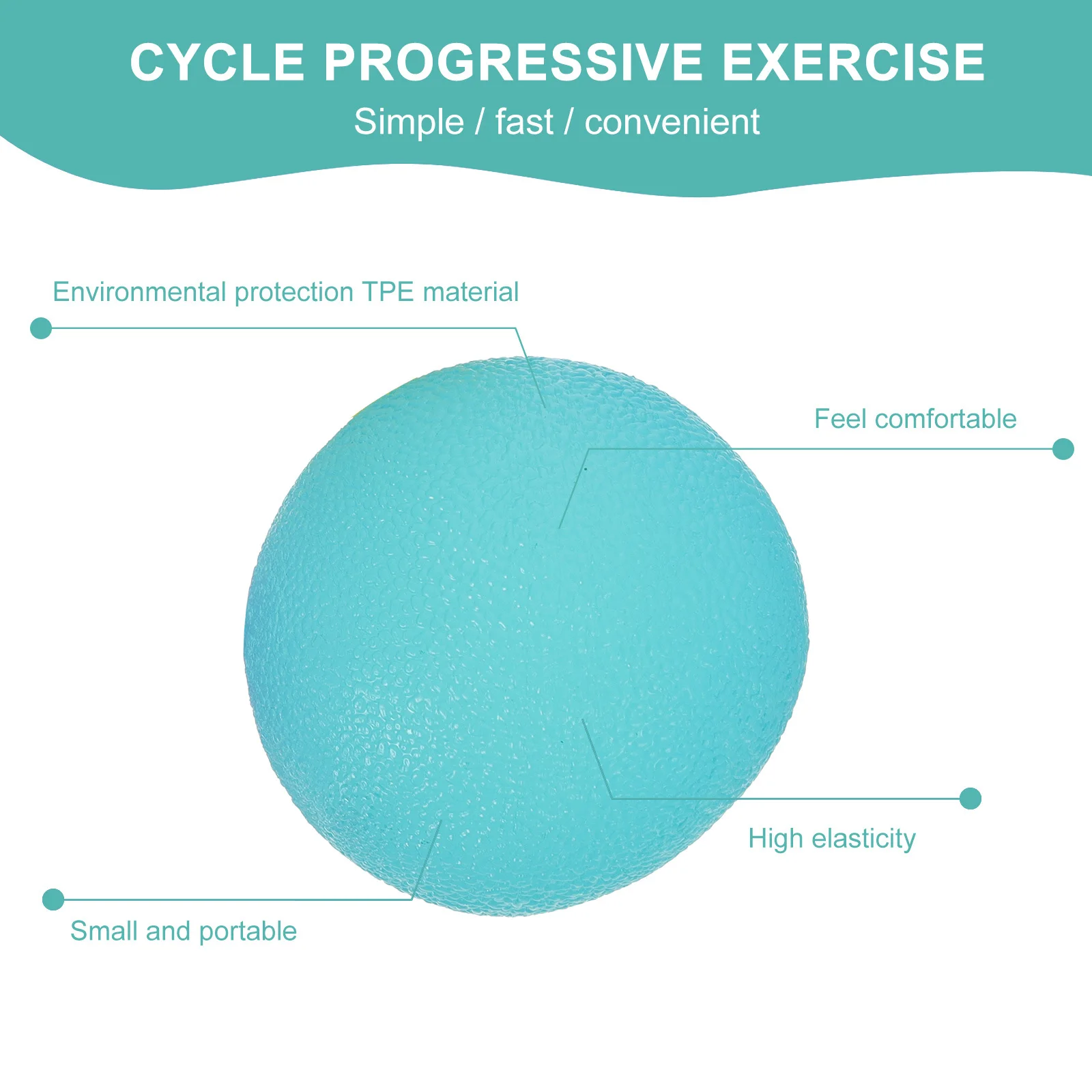 

3Pcs Hand Grip Balls Finger Strength Squeeze Exercise Balls Stress Relief Hand Therapy Trainer Stress Ball Grip Strengthen Ball