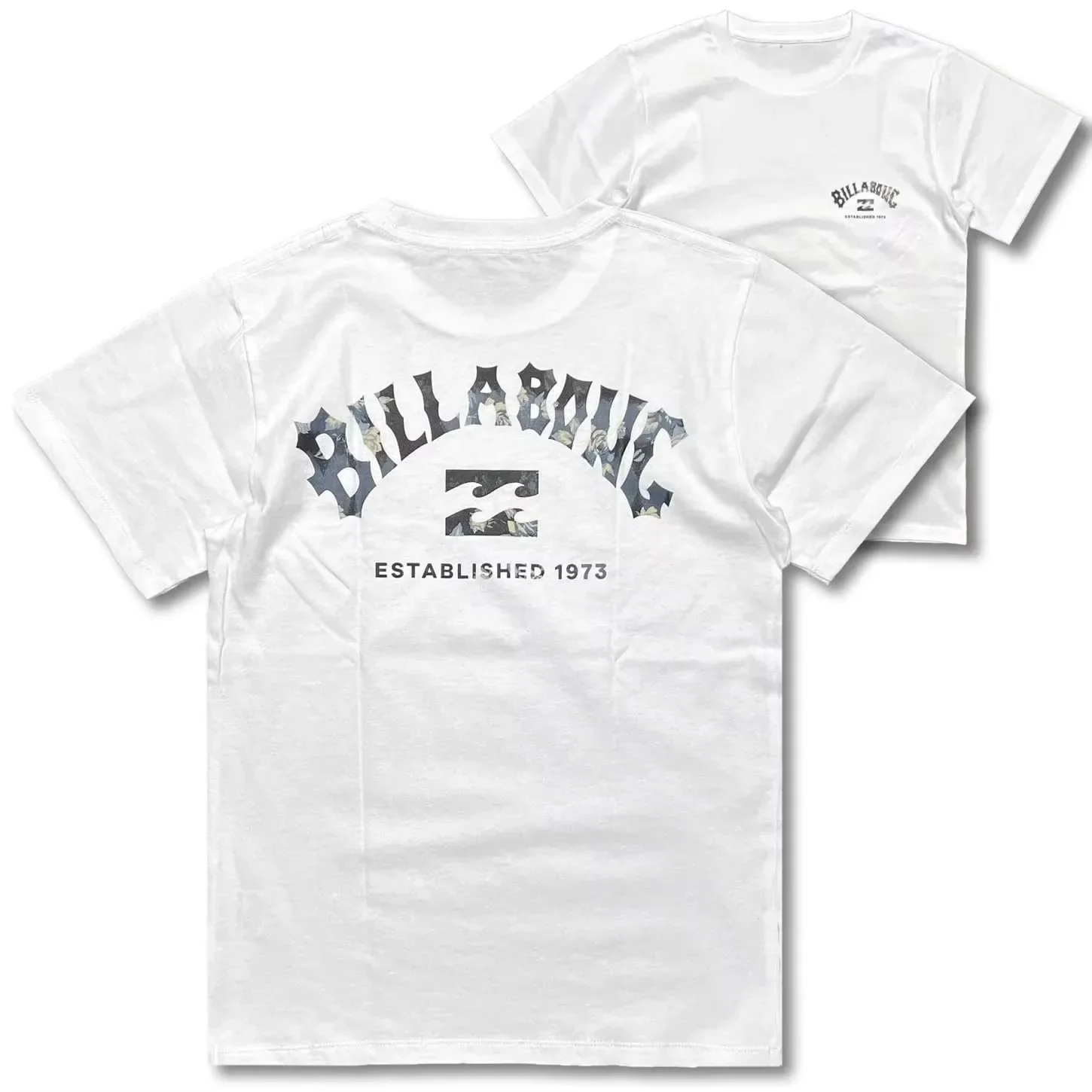 Billa Men's Arch Fill Bong Surfing Sports Brand Graphic T-Shirt Cotton Men Women Streetwear Tee