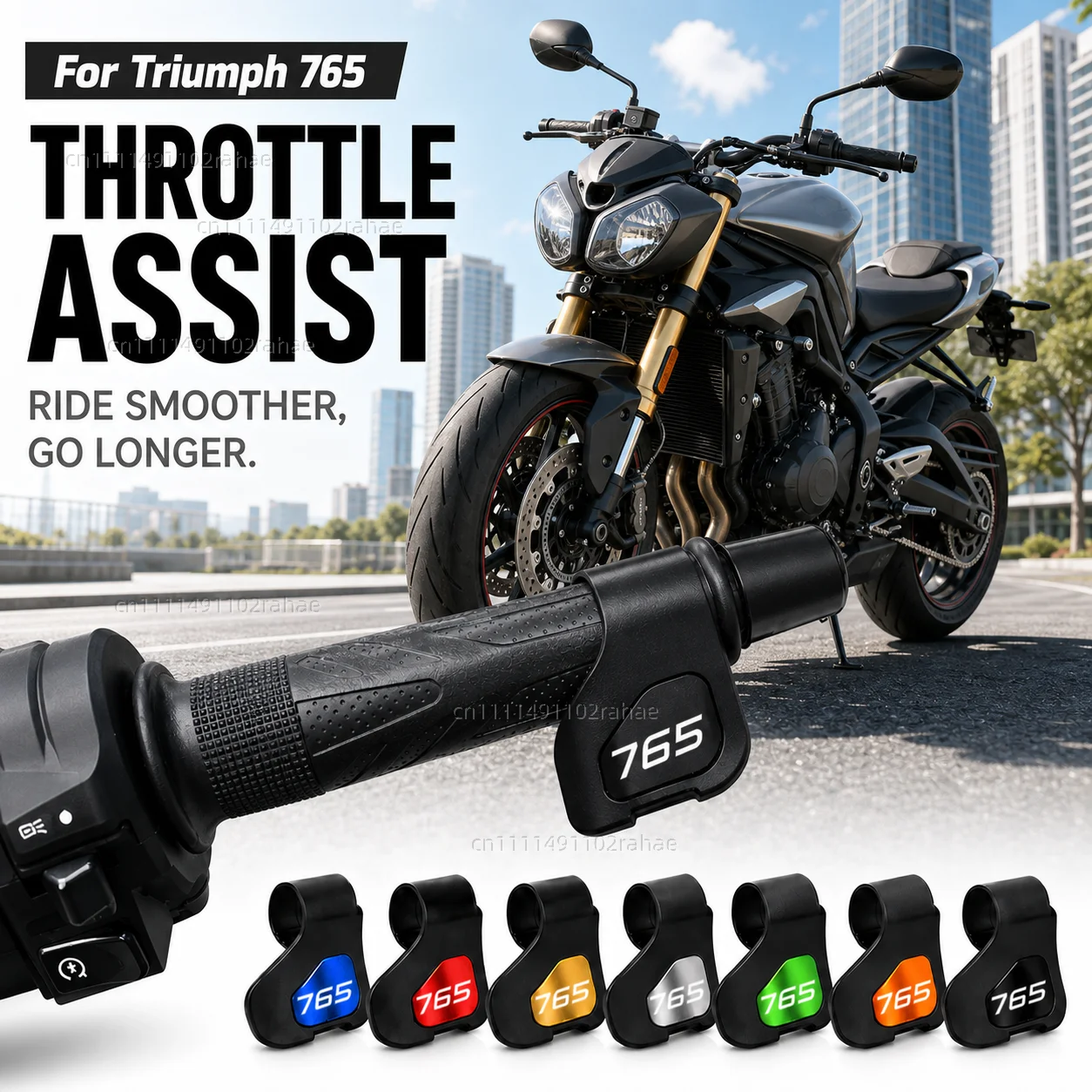 

For Triumph Street Triple 765 RS /S/R 675 daytona Trident 660 Motorcycle Throttle Assistant Clip Labor Saver Acceleration CNC