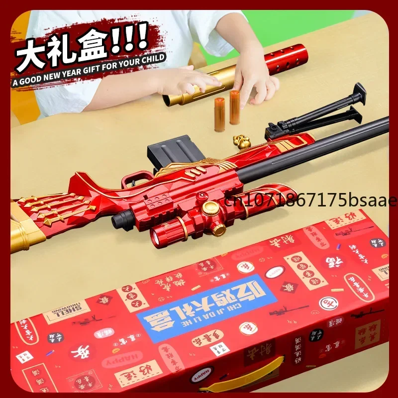 NEW Simulation  AWM 98k M416  Adult Manual Foam Bullet Pistol EVA Foam Darts Gun Weapon Children Outdoor Shooting Toys