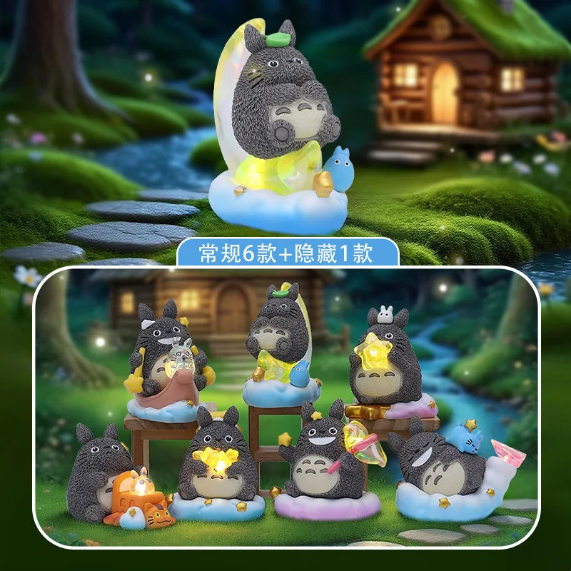 

Новинка 2025 года, Хаяо Миядзаки, креативная невидимая фигурка кота, аниме-серия, деревенская дорога, модная слепая коробка, игрушка, модель, украшение, подарок