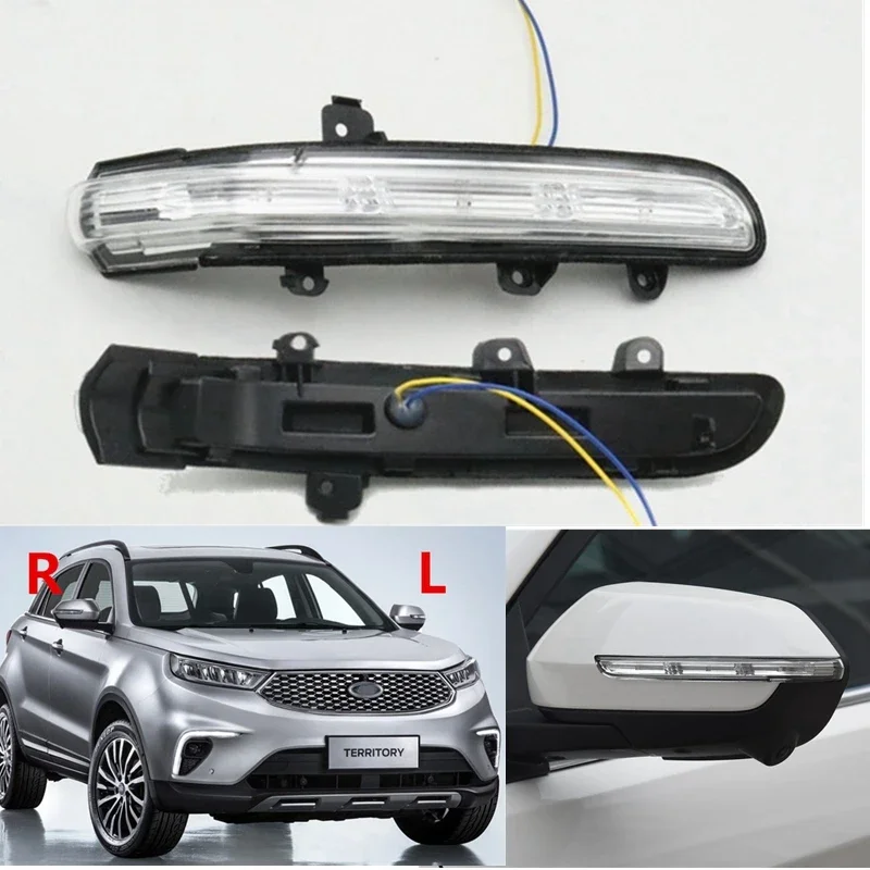 Car Rear View Side Indicator Lamp Rearview Mirror Turn Signal Light For Ford Territory EV 2019 2020 2021