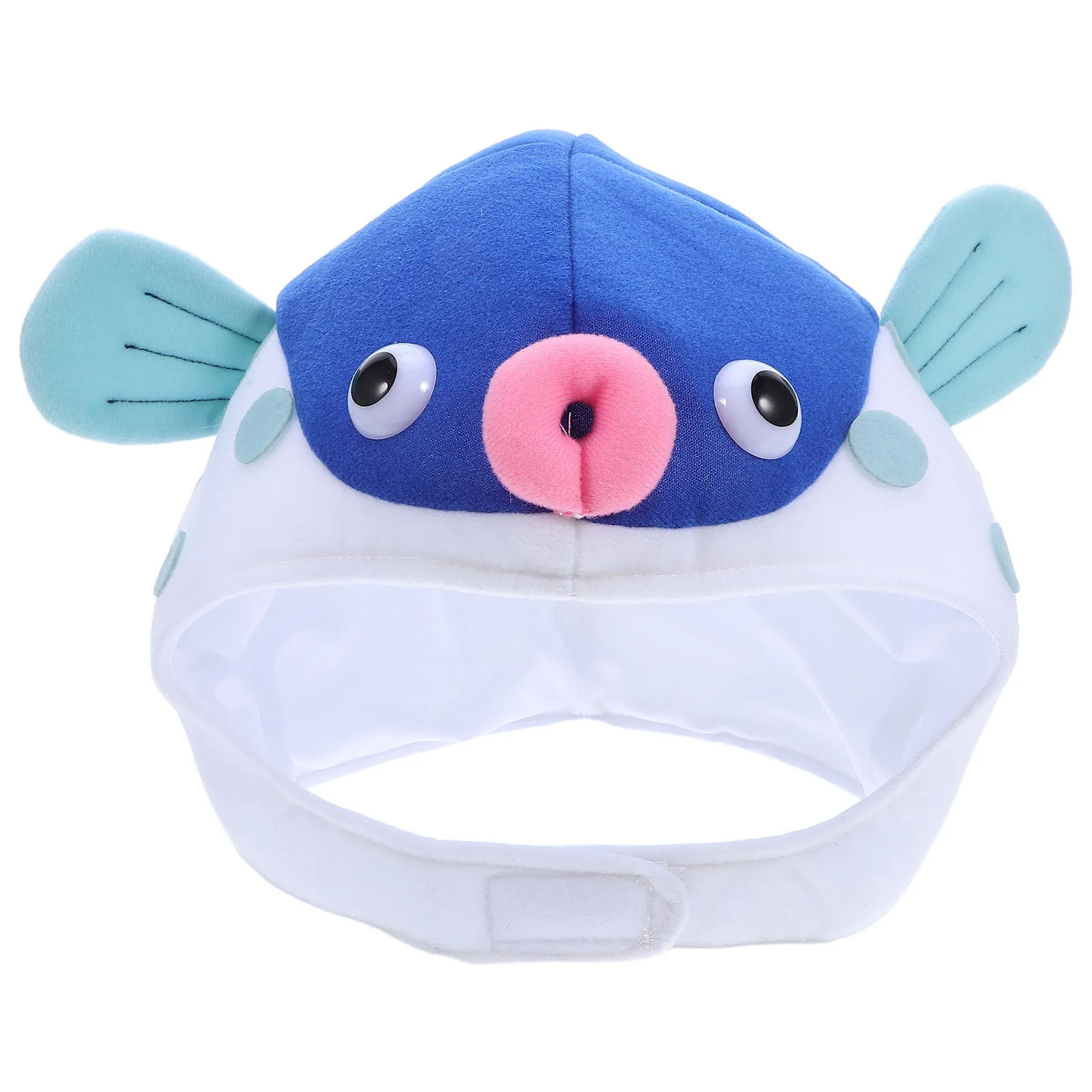 قابل للتعديل المنتفخ الأسماك أغطية الرأس الأزرق مضحك الكرتون قبعة تأثيري قبعة حزب صور الدعائم البخاخ قبعة السمك تأثيري أغطية الرأس