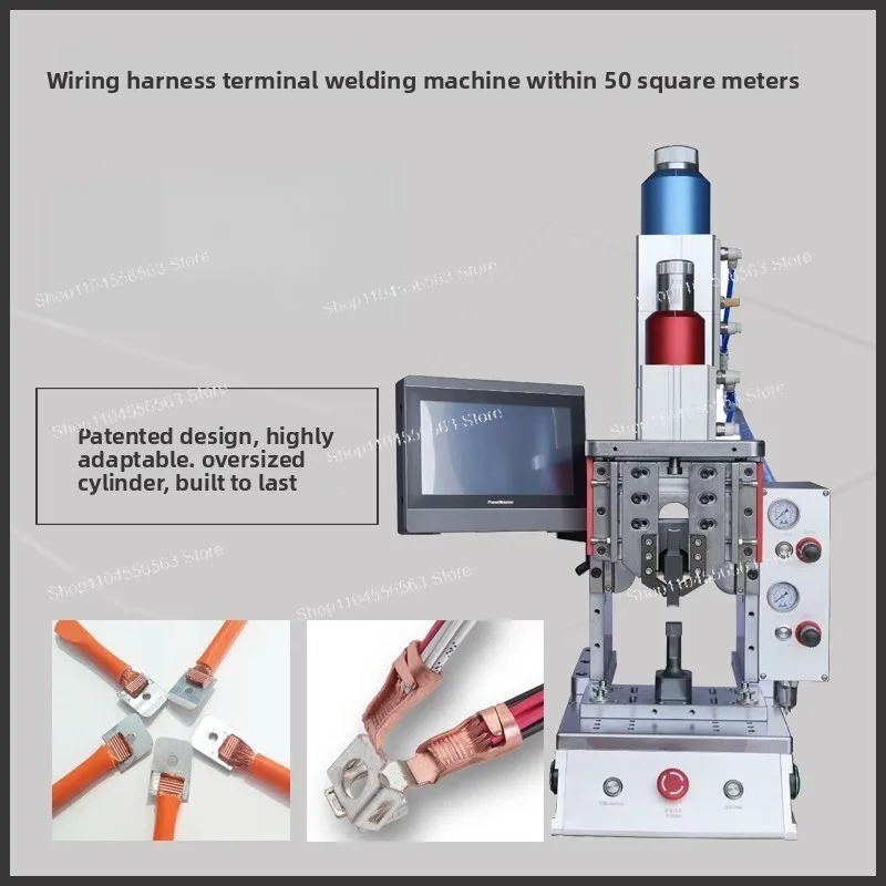 Ultrasonic Welding Machine Metal, Small Square Car Wire Harness Welding, Copper Foil Aluminum Foil Pole Ear Welding