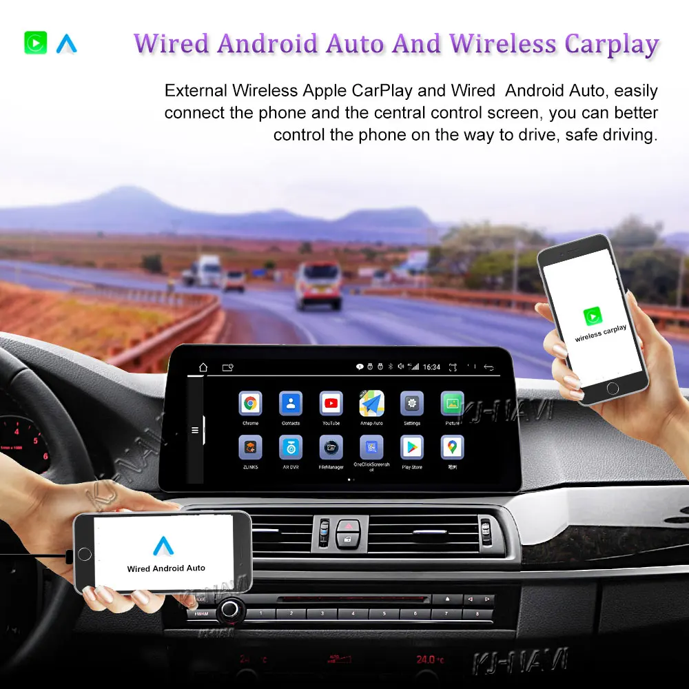 1920*720 Android OS Wireless Carplay Car Multimedia Video Player GPS Navigation For BMW X3 G01 X4 G02 2018 - 2020 EVO System