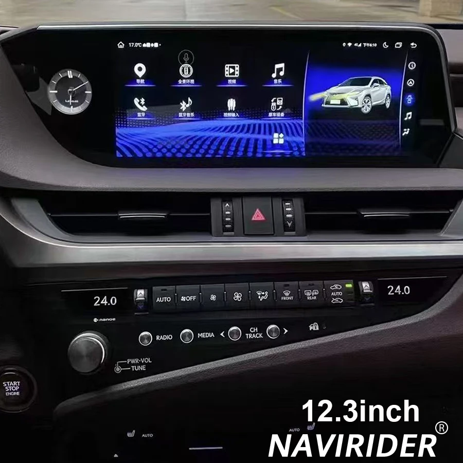 

Car GPS Stereo BT For Lexus ES ES300h ES350h ES300 ES330 ES350 2018-2021 Android 15 Touch Screen Navigation Carplay Car Radio