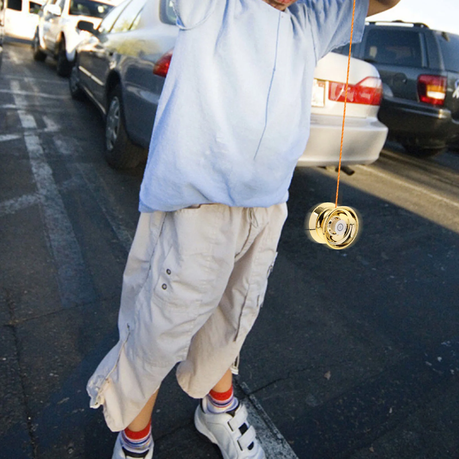 

1 set 1 Set Of Entry-Level Yo-Yo Alloy String Ball For Beginner Smooth Fast Rotation Unresponsive Yoyo Balls Educational Outdoor