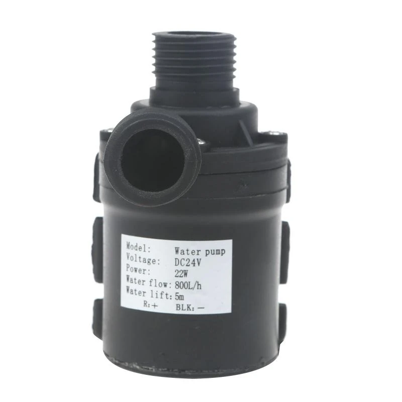 Multifunction Threaded Water Pump 24V Micro Brushless Motor Water Pumps Mini Water Pump Lift 5M 800L/