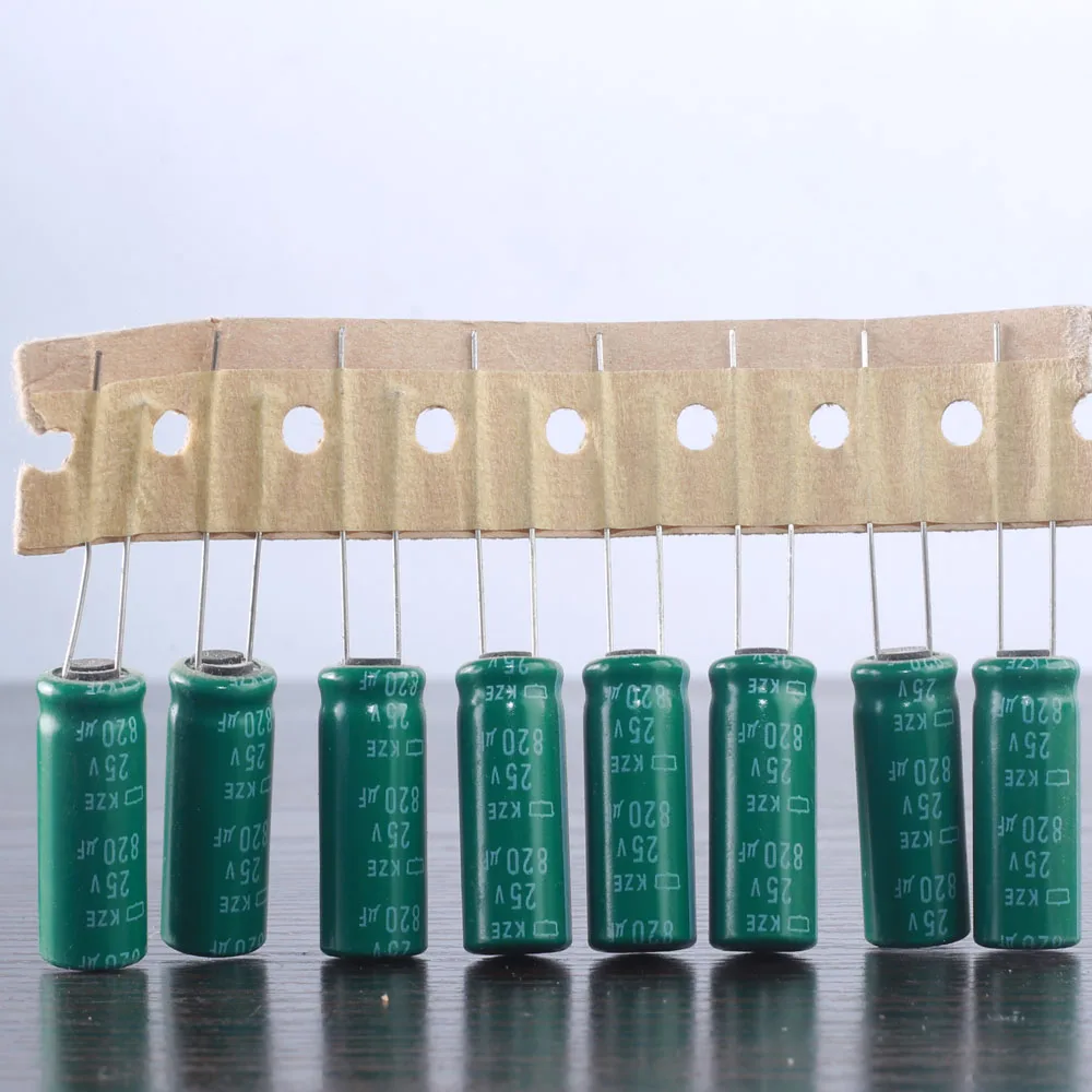 

20pcs NCC Nippon Chemi-Con KZE 820mfd 25v 820uf electrolytic Capacitor caps