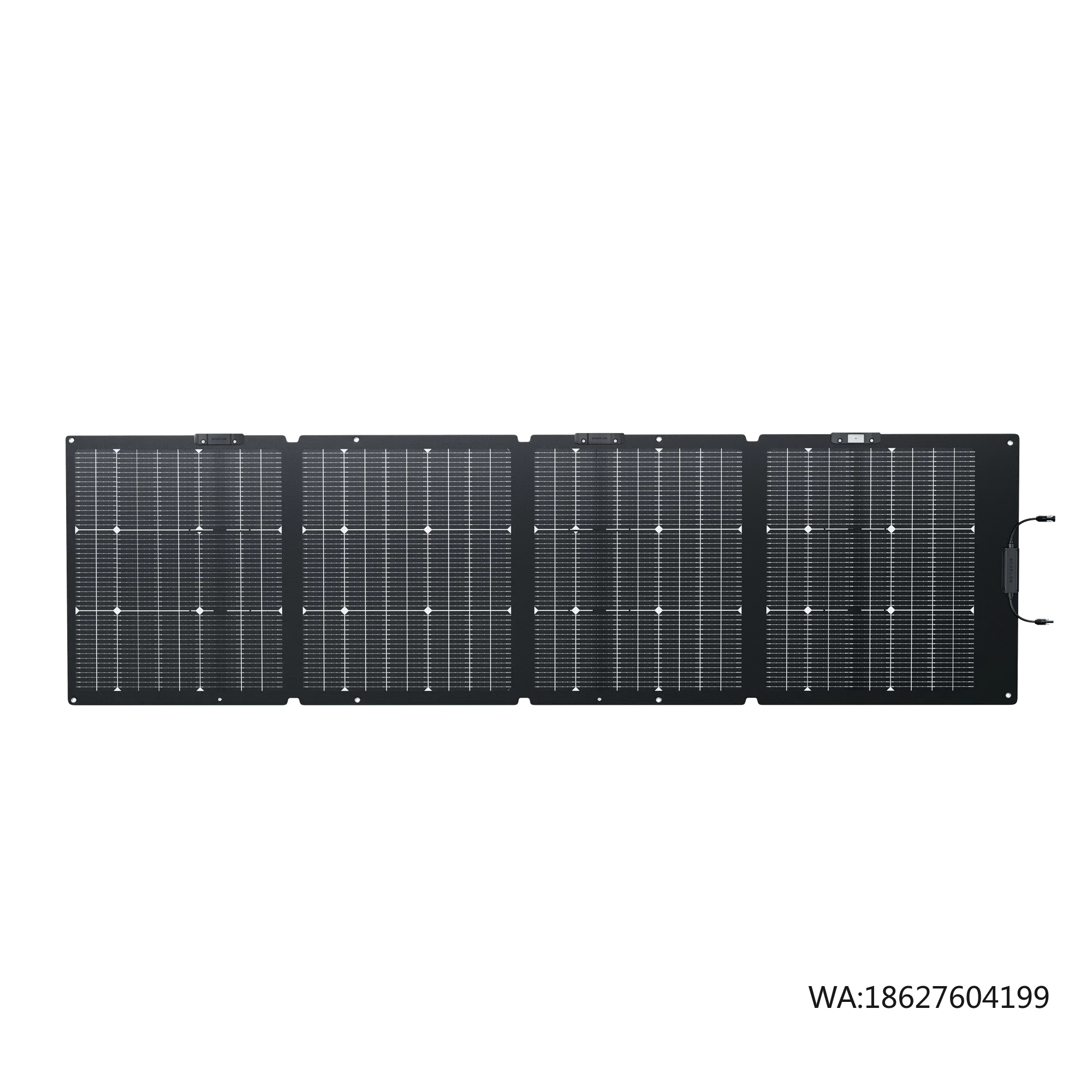 

Водонепроницаемая солнечная панель Eco Flow 220 Вт, 25% КПД, черная, односторонняя и двусторонняя, складная, IP68