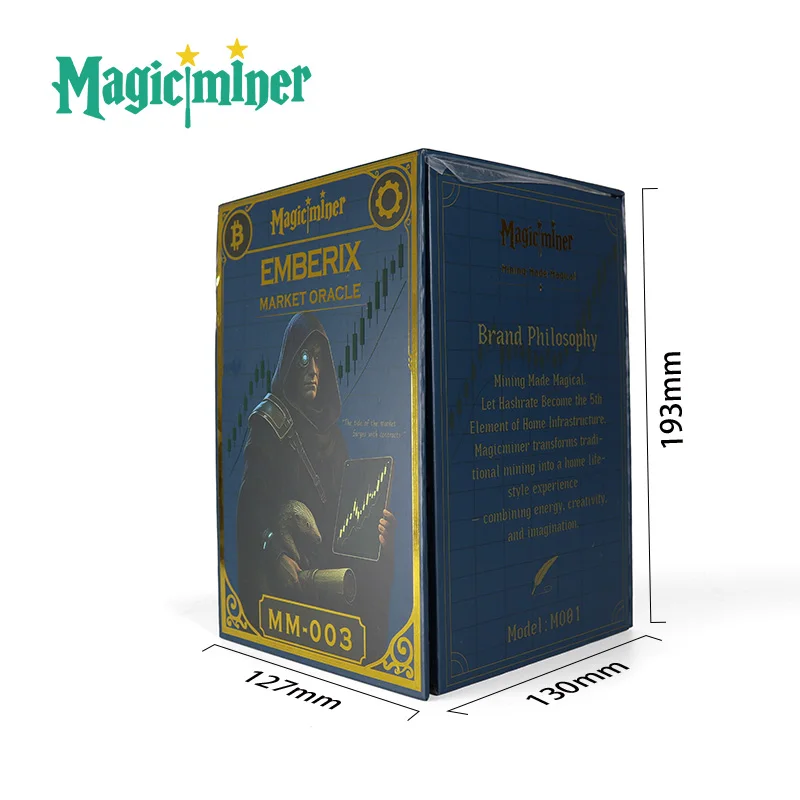 MagicMiner MO01 770KH/S Crypto Miner 17W Low Power Home Mining with Market Display Bluetooth Speaker Wireless Charging