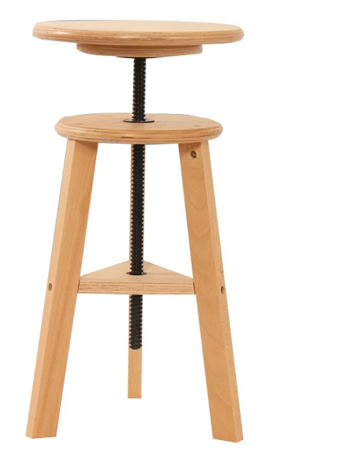 

Red beech wood can rotate 360 degrees and adjust the height freely