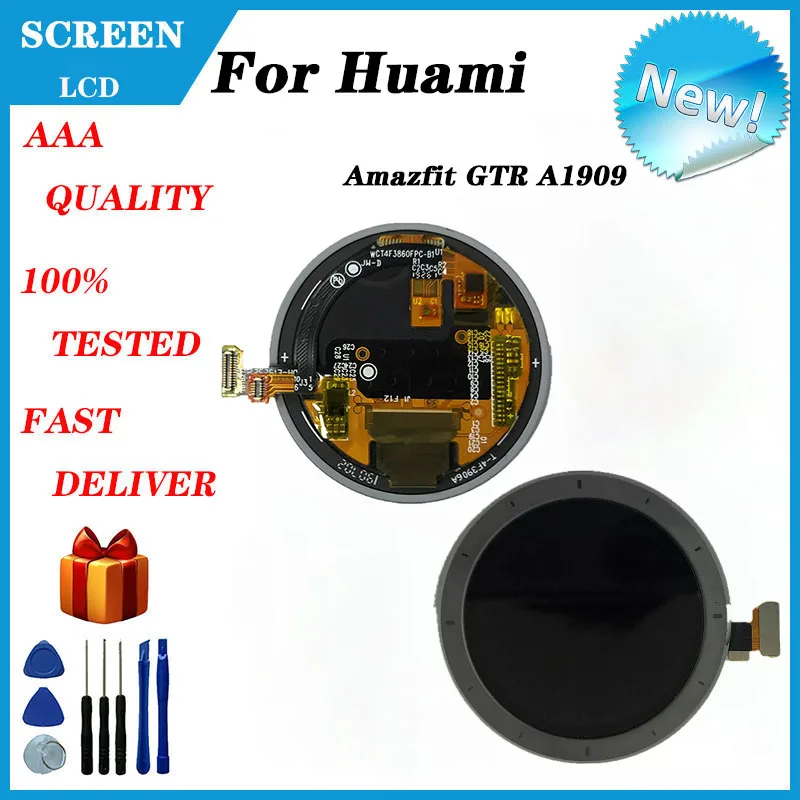 For Huami AMAZFIT GTR A1909 A1910 42mm LCD Display Smart Watch Touch Screen Digitizer