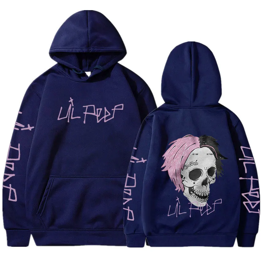 Rapper Lil Peep Cry Baby Hoodies Men Clothing Fashion Vintage Sweatshirts Hip Hop Oversized Gothic Harajuku Pullovers Streetwear