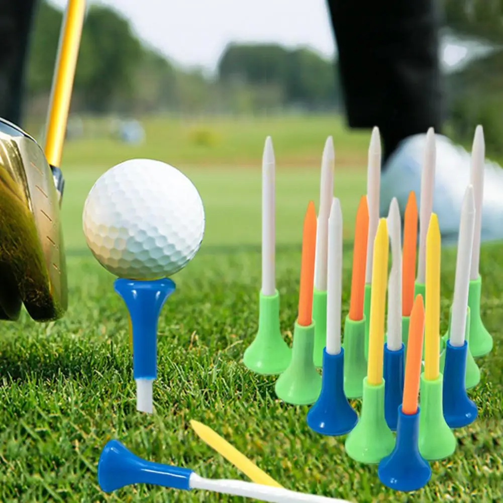 50 Stück Golf Tees hohe Stabilität geringe Reibung erhöhen Abstand einfache Installation langlebige unzerbrechliche Golfball Tees