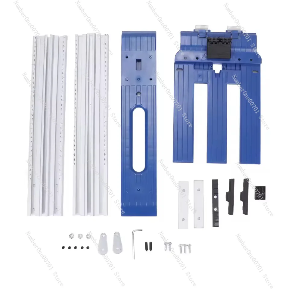 Circular Saw Guide Rail Track, Anti-Slip Woodworking Fence Bracket, Hand Push Cutting Tool for Saw