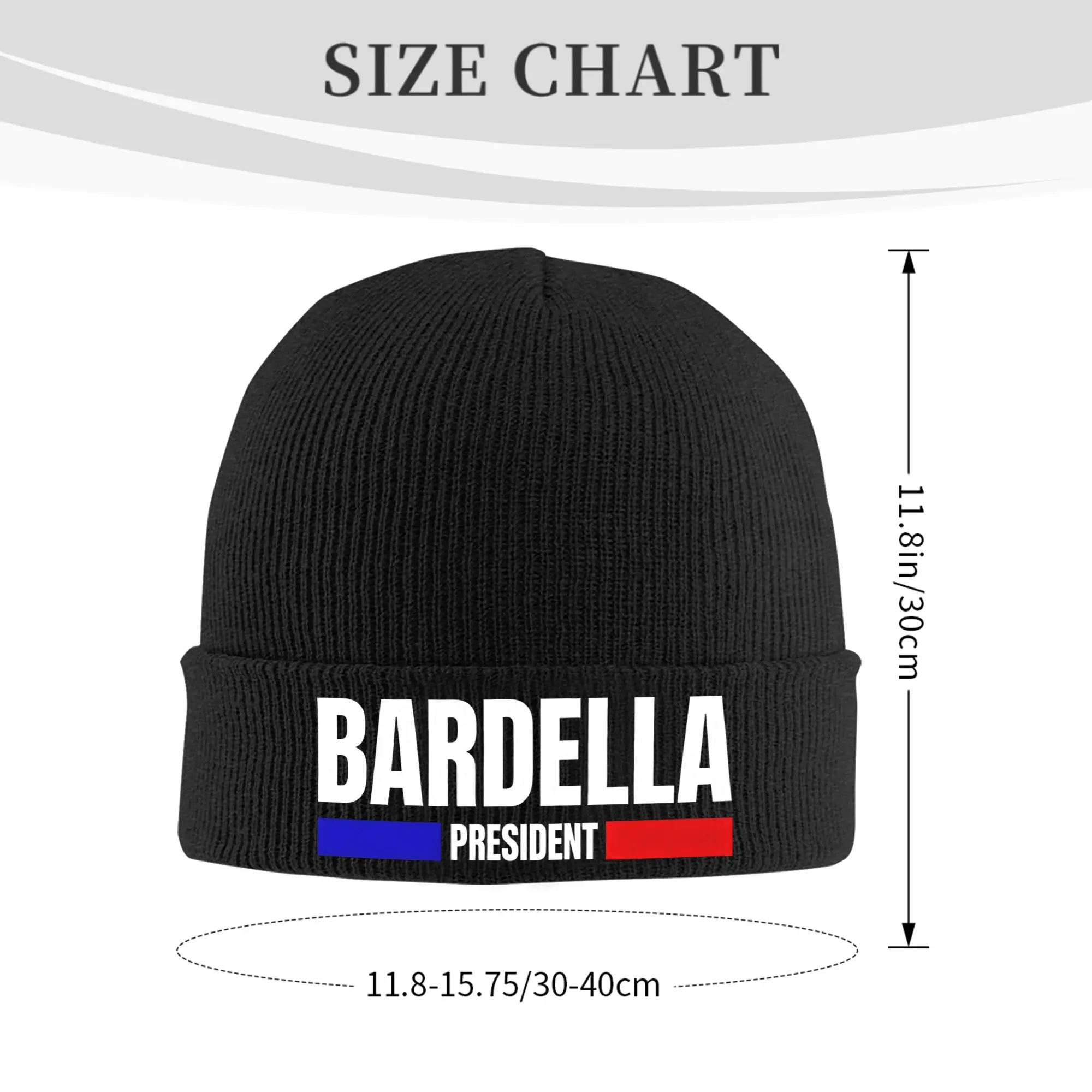 2027 Bardella Collection President Election France Winter Skullies Beanies Hat Autumn Knitted Hats Bonnet Caps for Women Men
