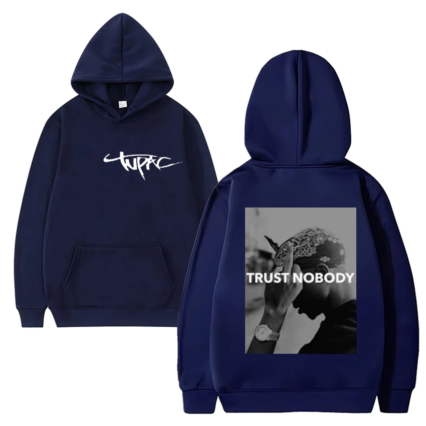 Hot Rapper 2PAC Hip Hop music Hoodie Men Women vintage Fleece Long sleeve streetwear Unisex Casual Oversized pullover Sweatshirt