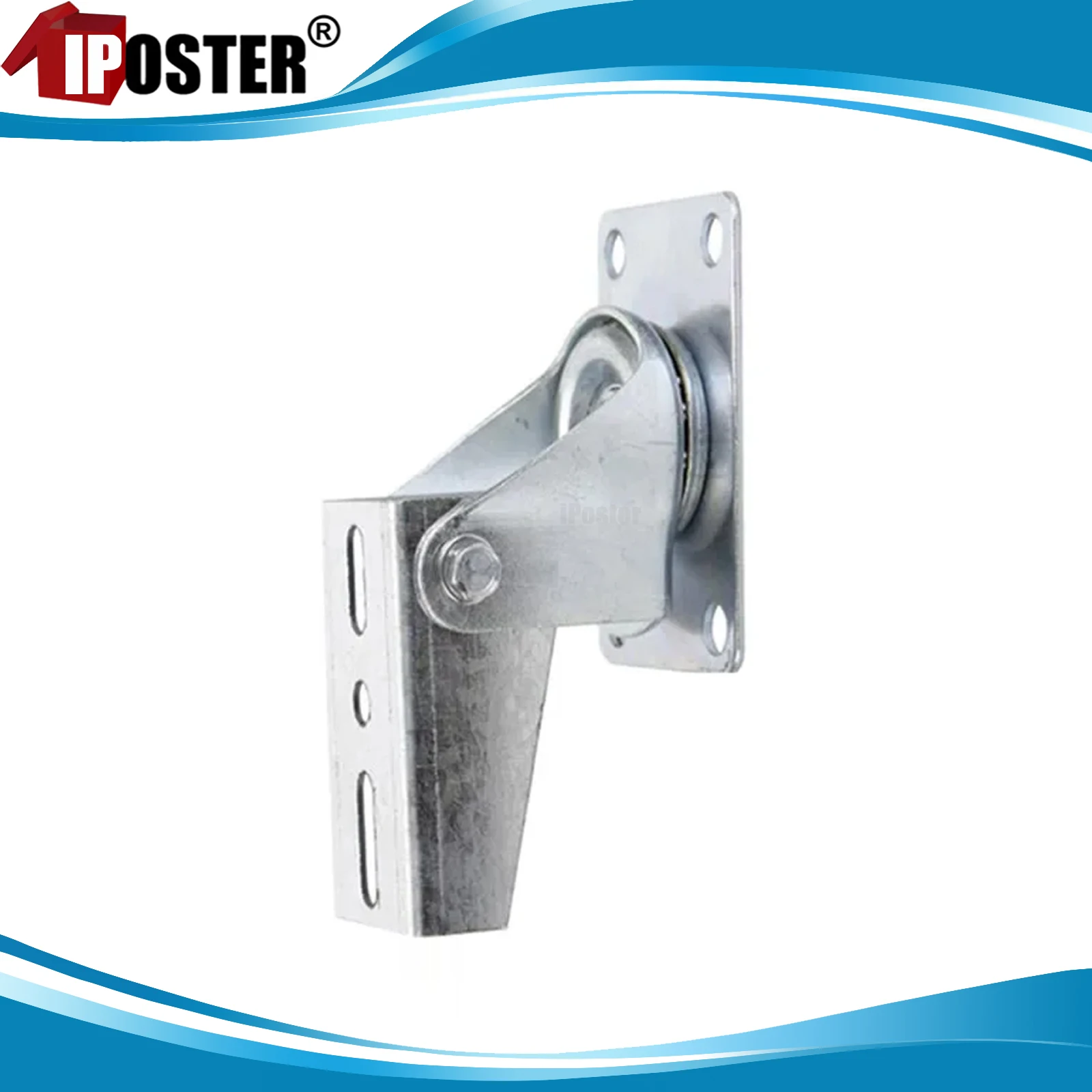 

iPoster Steel Anti-Rust Crane Surveillance CCTV Camera Stand Vertical Wall Mount Bracket Gravity Downward 360 Degree Rotating