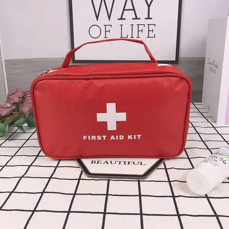 Botiquines de primeros auxilios grandes vacíos, bolsas de emergencia portátiles para supervivencia al aire libre, desastre, terremoto, paquete médico para el hogar/coche de gran capacidad