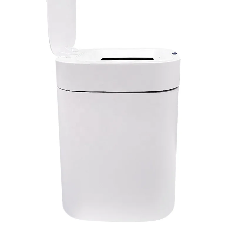 Plastic Vuilnisbak Zelfverpakkende Sensor Vuilnisbak met Deksel Slimme Voedsel Afvalbak met 6 maanden Vuilniszakken voor Huishouden