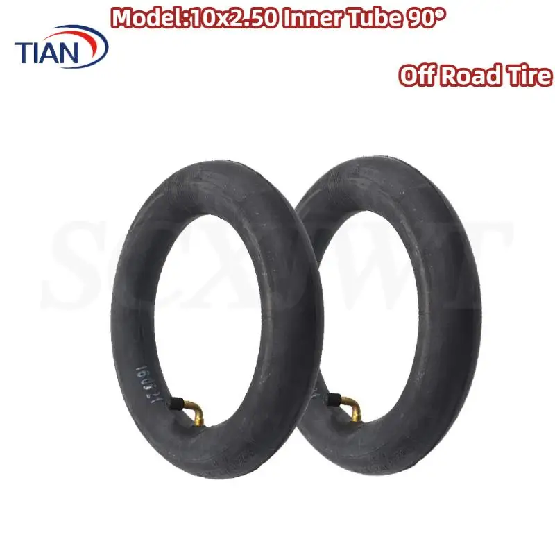 2 PCS 10X2.50 Inner Tube Tire 10 Inch Camera for Kaabo Mantis 10 / Kugoo M4 Pro G1 Inokim Oxo Wheel Electric Scooters Parts