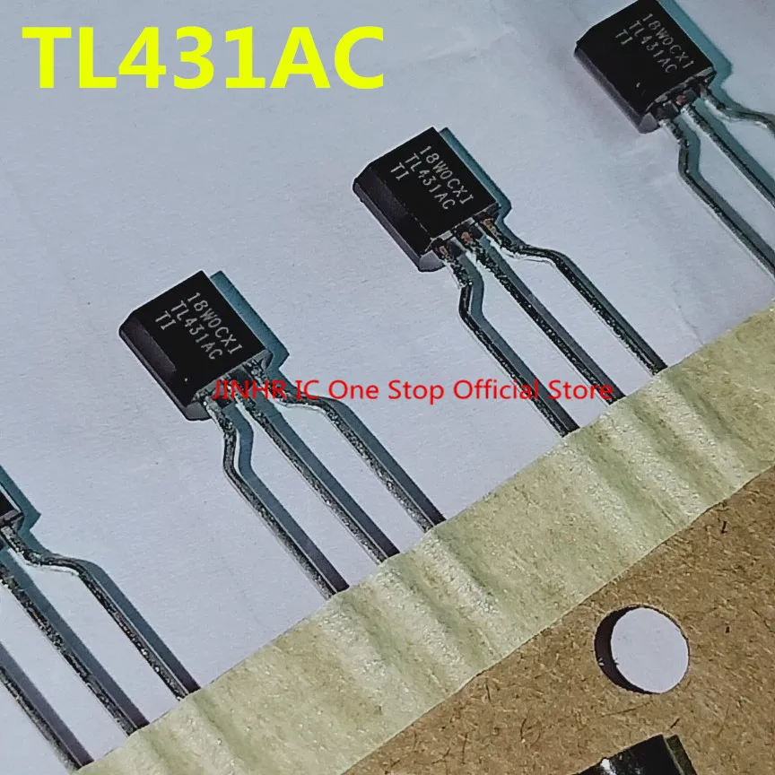 New 50PCS TL431AC TL431ACLP TL431ACLPR, TO-92-3, Three terminal adjustable parallel voltage regulator