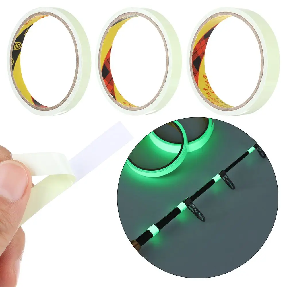 stick Self-adhesive Tape Fishing Tool Glow in the Dark Bandage Protecting Fishing Rod Fishing Rod Luminous Sticker