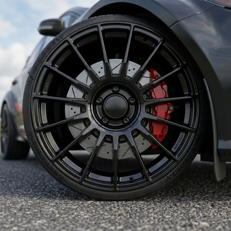High Quality Black Concave Multi Spoke Forged Car Wheels Rims Precision One‑piece Forging For Passenger Car Auto Replacement Par