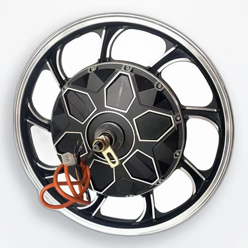 E-Bike Scooter Motorcycle Conversion Waterproof 17 Inch Hub Motor 800W-3000W 60V/72V Disc Drum Brake 170mm Fork