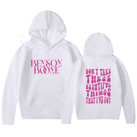 Benson Boone Hoodies Fireworks & Rollerblades World Tour Sweatshirts for Fans Long Sleeve Mens Clothing Streetwear Printed Tops