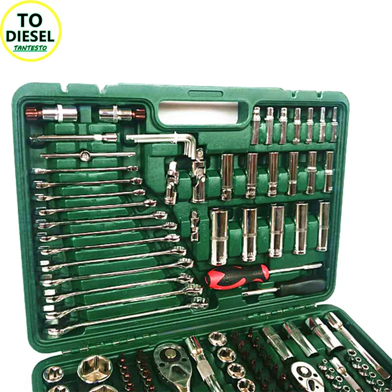 216PCS Automoitive Repair Sleeve Toolbox CRIN Injector Disassemble Tools