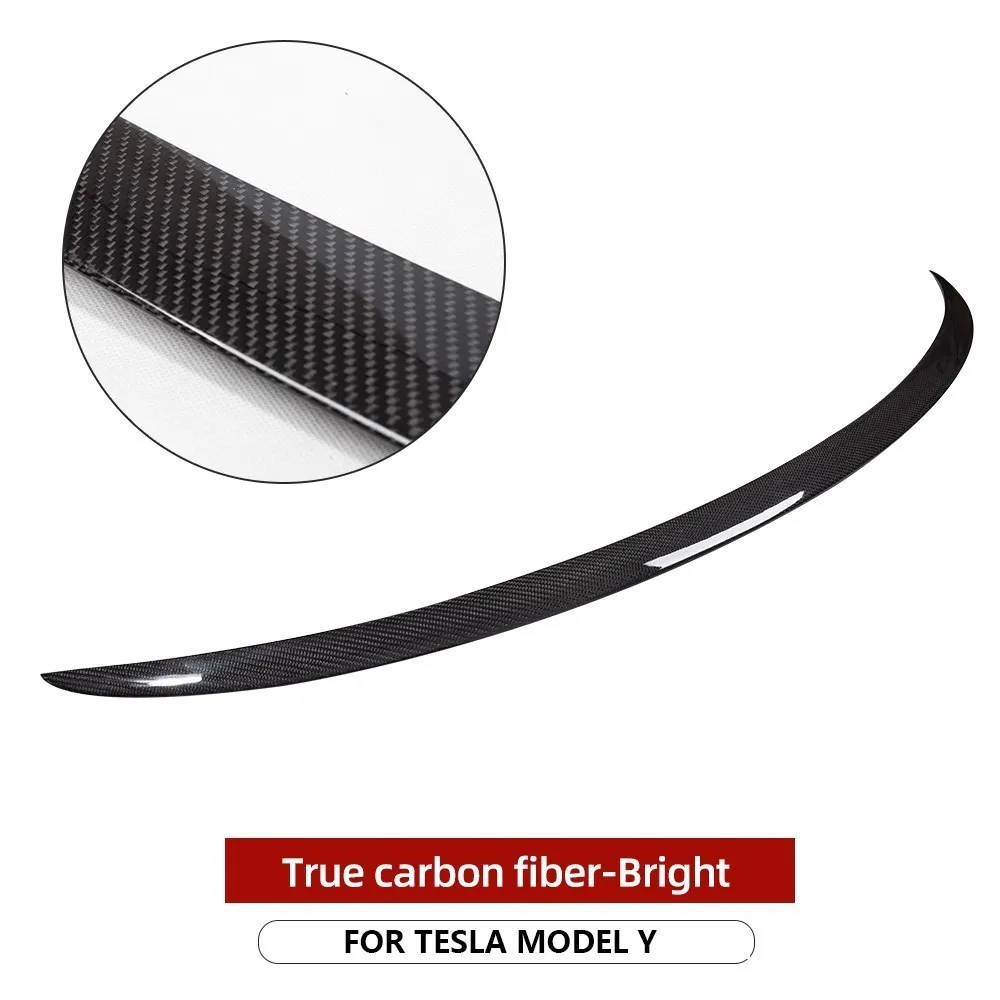 Xyzplus Nieuwe Auto Kofferbak Spoiler Voor Tesla Model Y 2023 Accessoires Spoiler Echt Carbon Fiber Accessoire Model 3 2022