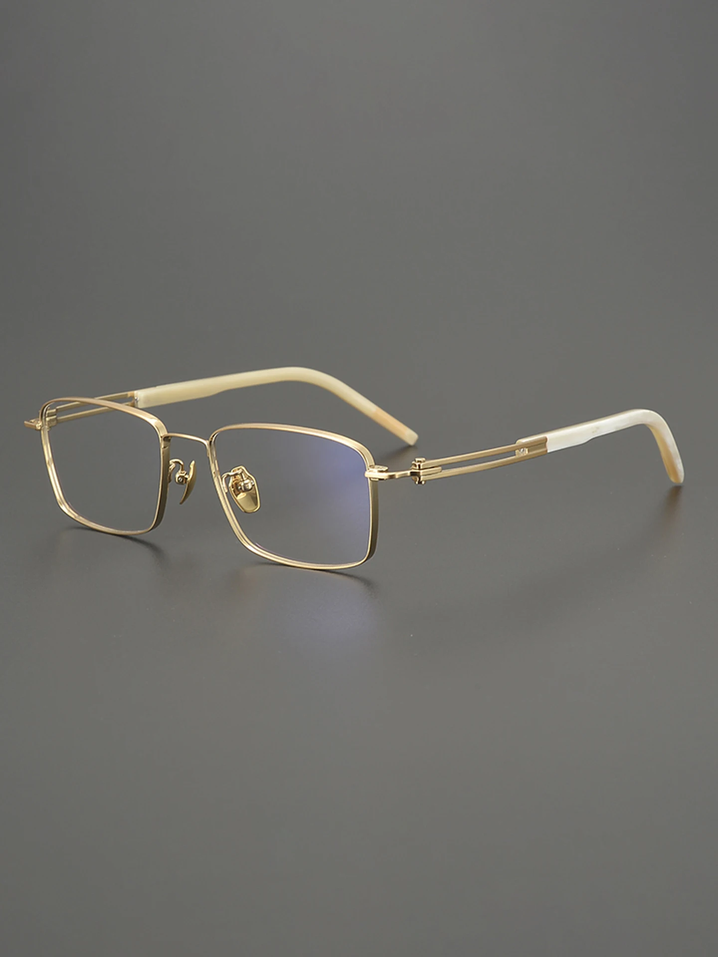 

2025 New Square Titanium Glasses Frame for Men Optical Prescription Custom Eyeglass Business Women Myopia Reading Luxury Eyewear